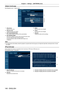 Page 148Chapter 4 Settings — [NETWORK] menu
148 - ENGLISH
[Adjust clock] page
Click [Detailed set up] → [Adjust clock].
1
2
3
4
5
6
7
1 [Time Zone]
Select the time zone.
2
 
[Set time zone]
Updates the time zone setting.
3

 
[NTP
  SYNCHRONIZATION]
Set to [ON] to adjust the date and time automatically.
4
 
[NTP
  SERVER NAME]
Enter the IP address or server name of the NTP server when 
you set to adjust the date and time manually.
(To enter the server name, the DNS server needs to be 
configured.) 5
 [Date]...