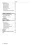 Page 1616 - ENGLISH
Contents
[NETWORK] menu     135
[DIGIT
AL LINK MODE]
    
 135
[DIGIT
AL LINK SETUP]
    
 135
[DIGIT
AL LINK STATUS]
    
 136
[NETWORK SETUP]
    
 136
[NETWORK CONTROL]
    
 137
[NETWORK ST
ATUS]
    
 137
[DIGIT
AL INTERFACE BOX]
    
 138
[Art-Net SETUP]
    
 138
Network connection
    
 138
Connecting to a twisted-pair-cable transmitter
 
  
 139
Accessing from the web browser
    
 140
Chapter 5 Maintenance
Light source/temperature indicators     158
When an indicator lights up...