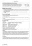 Page 44 - ENGLISH
Read this first!
CAUTION (North/Middle/South America/Taiwan)
This equipment is equipped with a three-pin grounding-type power plug. D\
o not 
remove the grounding pin on the power plug. This plug will only fit a grounding-type 
power outlet. This is a safety feature. If you are unable to insert the plug into the \
outlet, contact an electrician. Do not defeat the purpose of the groundi\
ng plug.
Do not remove
WARNING (USA and Canada)
 fNot for use in a computer room as defined in the...