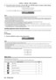 Page 68Chapter 4 Settings — Menu navigation
68 - ENGLISH
4) Press as to select a sub-menu, and press qw or the  button to change or adjust settings.
 fSome items will switch in order as follows each time you press  qw .
ABC
 fFor some items, press  qw to display an individual adjustment screen with a bar scale as shown be\
low.
0CONTRAST
ADJUST
Note
 fPressing the  button while the menu screen is displayed returns to the previous menu. fDepending on the signals to be input to the projector
, some items or...