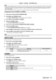 Page 75Chapter 4 Settings — [PICTURE] menu
ENGLISH - 75
Note
 fAdjust [COLOR  TEMPERATURE] correctly. All colors will not be displayed properly unless adequate adjustment is made. If the adjustment 
does not look suitable, you can press the  button on the remote control to return the setting for the selected item only to the 
factory default setting.
 f When color temperature has been changed, the colors before and after the\
 change will dif

fer slightly.
Changing the name of [USER1] or [USER2]
1) Press as to...