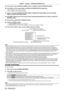 Page 88Chapter 4 Settings — [ADVANCED MENU] menu
88 - ENGLISH
15) Press as to select [UPPER], [LOWER], [LEFT], or [RIGHT] in [BLACK BORDER WIDTH].
16)  
Press 
 qw to set the region (width) of the [BLACK BORDER WIDTH] adjustment.
 fWhen PT- RZ670 is used, proceed to Step  17).
 fWhen PT-

RW630 is used, proceed to Step  19).
17) Press as to select [UPPER KEYSTONE AREA], [LOWER KEYSTONE AREA], [LEFT KEYSTONE 
AREA], or [RIGHT KEYSTONE AREA].
18)
 
Press 
 qw to adjust the tilt of the border between...