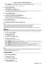 Page 97Chapter 4 Settings — [DISPLAY OPTION] menu
ENGLISH - 97
[USER]Sets [RESOLUTION] or [VERTICAL SCAN FREQUENCY] item to EDID.
 fWhen [DEF

AULT] or [SCREEN FIT] is selected, proceed to Step  10).
6) Press the  button.
 fThe  [RESOLUTION] screen is displayed.
7) Press  asqw to select [RESOLUTION].
 fSelect [1024x768p], [1280x720p], [1280x768p], [1280x800p], [1280x1024p], [1366x768p], [1400x1050p], [1440x900p], [1600x900p], 
[1600x1200p], [1680x1050p], [1920x1080p], [1920x1080i], or [1920x1200p].
8) Press the...