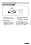 Page 21Basic operations
ENGLISH  21
Turn the projector ON or OFF (continued) 
TURN THE PROJECTOR OFF
STANDBY (R)ON (G)
1)
2)
When operating the projector, check the status of the 
POWER indicator. (
 page 19
)
1Press the POWER button.
A confirmation screen will be displayed – the 
screen will go off and return to projection if there   
is no operation for approximately 10 seconds.
2Press the button again.
The lamp goes off and the projection stops.
The cooling fan continues its rotation and 
• 
POWER...