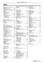 Page 103ENGLISH - 103
Index
AAccessing from the Web browser .......75Accessories ........................................17Adjusting adjustable feet ....................29Air filter unit.........................................86A PIN code input screen appears .......35[Apply].................................................72[Aspect]...............................................50 buttonRemote control ..........................19, 39[Auto PC]  ............................................49[Auto setup]...