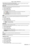 Page 57ENGLISH - 57
 f[Closed caption] can only be selected if an NTSC signal is input. fIf [Closed caption] is set to the item except for [Off], the brightness of image may be changed according to the external devices or the used content of the closed caption corresponding connecti\
on.
 fClosed captions are not displayed when the menu screen is displayed.
[Key lock]
Enable/disable the button operations on the control panel and the remote\
 control.
1) Press as to select [Key lock].
2) Press the  button.
3)...