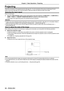 Page 3636 - ENGLISH
Projecting
Check the connections of the peripheral devices (x pages 29 - 31) and connection of the power cord (x page 33) and 
switch on the power (x page 34) to start the projector. Select the image and adjust the state of the image.
Selecting the input signal
Select an input signal.
1)  Press the  button on the control panel or the input select\
ion (, , 
,  or ) buttons on the remote control.
 fThe image of the signal being input in the selected terminal is projecte\
d.
Attention
 fImages...