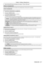 Page 67ENGLISH - 67
7) Enter the New PIN code according to the steps in "Enter a PIN code".
[Power management]
This function optimizes lamp power according to the operating status to reduce power consumption.
[Power management]
Set the operation as following if there is no signal input.
1) Press as to select [Power management].
2)  Press the  button.
 
f The [Power management] screen is displayed.
3)  Press as to switch the item.
 
f The items will switch each time you press the button.
[Ready] The...