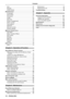 Page 1212 - ENGLISH
[Iris] .......................................................................57
[Sound] .................................................................57
[HDMI Setup] ........................................................58
[Expand] menu .........................................................59
[Language] ...........................................................59
[Auto setup] ..........................................................59
[Keystone]...