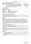 Page 3Read this first!
ENGLISH - 3
CAUTION (North/Middle/South America)
CAUTION:This equipment is equipped with a three-pin grounding-type power 
plug. Do not remove the grounding pin on the power plug. This plug 
will only fit a grounding-type power outlet. This is a safety feature. If 
you are unable to insert the plug into the outlet, contact an electricia\
n. 
Do not defeat the purpose of the grounding plug.Do not remove
FCC NOTICE (USA)
Declaration of Conformity
Model Number:  PT-TW343R
Trade Name:...