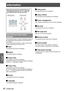 Page 60Information
60 - ENGLISH
Settings
Select [Information] from the Main Menu (see 
“Navigating through the menu” on page 36), 
then select the item from the sub-menu.
Remote ControlControl Panel
Input Source Information 
Display 
The Information Menu is used for checking the status of 
the image signal being projected and the operation of 
the projector.
You can also Press the  button on the remote 
control to display the Information menu.
Input J
The selected input source is displayed.
System J
The...