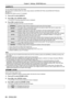 Page 66[ASPECT]
You can switch the aspect ratio of the image.
The aspect ratio is switched within the screen range selected in [SCREEN SETTING]. Set [SCREEN SETTING] first. 
(Æ page 70)
[SCREEN SETTING] is only for PT-VW345NZ.
1) Press as to select [ASPECT].
2) Press qw or the  button.
 fThe [ASPECT] individual adjustment screen is displayed.
3) Press qw to switch the item.
 fThe items will switch each time you press the button.
[NORMAL]Displays images without changing the aspect ratio of the input signals....