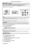 Page 76[SECURITY] menu
On the menu screen, select [SECURITY] from the main menu, and select an \
item from the sub-menu.
Refer to "Navigating through the menu" (x page 47) for the operation of the menu screen.
 
f   When the projector is used for the first time Initial password: Press  awsqawsq in order, and press the  
button.
 
f After selecting the item, press asqw to set.
 
Attention
 
f When you select the [SECURITY] menu and press the  button, entering a password is required. Enter the preset...