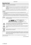 Page 2Read this first!
Read this first!
WARNING:THIS APPARATUS MUST BE EARTHED.
WARNING: To prevent damage which may result in fire or shock hazard, do not expose this appliance to rain 
or moisture.
This device is not intended for use in the direct field of view at visual display workplaces. To avoid 
incommoding reflexions at visual display workplaces this device must not be placed in the direct 
field of view.
The equipment is not intended for used at a video workstation in complia\
nce BildscharbV.
The...