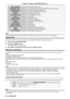 Page 96[MAC ADDRESS]Displays the MAC address of wired LAN.
[WIRELESS LAN]Displays the network information of the wireless LAN that set on the pro\
jector.
[ANTENNA LEVEL]Displays the radio wave state of the wireless LAN.
[NETWORK]Displays the connection method of the wireless LAN.
[SSID]Displays the character string of SSID.
[AUTHENTICATION]Displays the user authentication method.
[EAP]Displays the type of EAP.
[ENCRYPTION]Displays the encryption method.
[DEFAULT KEY]Displays the number of the default key....