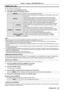 Page 89[WIRELESS LAN]
Set the connections of wireless LAN. 
1) Press as to select [WIRELESS LAN].
2)  Press qw to select the connection method.
[DISABLE] When do not use the wireless LAN function.
[SIMPLE]
Direct connection mode that can be compatible with all OS (Windows / Mac / iOS / 
Android etc.).
Use the wireless LAN function via the application software which support\
s 
"Wireless Manager ME6.3", iPad / iPhone / iPod touch and Android devices.
Switch the input to [Panasonic APPLICATION], the idle...