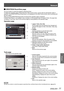 Page 77Network
ENGLISH - 77
Settings
CRESTRON RoomView page  J
You can monitor or control the projector using RoomView.
To display the operation page of RoomView from Web Control screen, access with the administrator rights is 
required. (The [CRESTRON RoomView] button is not displayed on the Web Control screen when accessing with 
the user rights.)
When you click [CRESTRON RoomView], the RoomView operation page is displayed.
If Adobe Flash Player is not installed in your computer, or if the browser does not...