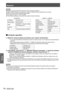 Page 74Network
74 - ENGLISH
Settings
NoteWireless LAN and wired LAN cannot be used in the same segment.
 
z
When multiple devices are connected, a unique IP address must be allocated to each device.
 
z
SSID has to be entered in alphanumeric letters.
 
z
You cannot set “any” or “ANY” for SSID.
 
z
The following settings are set before the projector leaves the factory.
 
z
Computer operation 
J
Make the network setting according to your system administrator.
1  ) 
   If you select [M-DIRECT] for [Wireless LAN]...