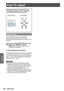 Page 40Auto PC adjust
40 - ENGLISH
Settings
Auto PC adjust
Select [PC adjust] from the Main Menu (see 
“Navigating through the menu” on page 35), 
then select the item from the sub-menu.
Remote ControlControl Panel
Auto PC adj.
Auto PC adjustment function is provided to 
automatically adjust [Fine sync], [Total dots], 
[Horizontal] and [Vertical] positions to conform to your 
computer.
Press ▲▼ to select [AUTO PC adj.] and 
then press the  button. 
[Please wait...] z appears while the Auto PC 
adjustment is in...