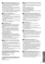 Page 4747
ªManual Shutter Speed Adjustment (l 24)
≥You may see vertical lines of light in the playback image of 
a brightly shining subject or highly reflective subject.
≥During Normal Playback, transition from one scene to 
another may not look smooth.
≥Because the color and brightness of the playback image 
may become unstable, avoid recording under fluorescent 
light, mercury light, or sodium light.
≥If you are using either Gain-up Mode or Program AE Mode, 
you cannot adjust the shutter speed. If the shutter...