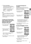 Page 1919
Setting Up
OSD≥ON OFF
TAPE SELECT
≥T120            T160 T180
BLUE BACK≥ON OFF
JET NAVIGATOR≥ON≥OFF
DELETE NAVIDATA≥NO YES
JET SEARCH x27≥x35 OPTION
END              :MENU SELECT      :              s/r:
OSD≥ON OFF
TAPE SELECT
T120         ≥T160 T180
BLUE BACK≥ON OFF
JET NAVIGATOR≥ON≥OFF
DELETE NAVIDATA≥NO YES
JET SEARCH x27≥x35 OPTION
END              :MENU SELECT      :              s/r:
6 Picture mode indicator
At each press [PICTURE MODE], the
selected picture mode is set and following
picture mode...