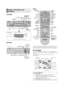 Page 5—5—
Page 5 June 11, 2002 12:26 pm
Front Panel
Rear PanelRemote
On-screen display
If you press OSD (OK) on the Remote when “SUPERIMPOSE” is 
set to “ON” (pg. 15), you can see the current VCR status on the 
TV screen.
The indications are not recorded even if the VCR is in the 
recording mode.
Buttons, Connectors and 
Indicators
REWFFREC LINK24HR QUICK
PROGRAM
S-VIDEOPOWER
INSERT
A.DUB
Cassette
loading slot
VIDEO/AUDIO input 
connectors
Display panel
VCR mode 
indicator
Play indicator
Record indicatorTimer...