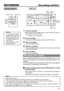 Page 37E-37
RECORDING– Recording method –
Main unit
Remote controller
EJECT
MENU
REWSET
FF PLAY
STOP
REC INH.PA L
AUDIONTSCDVCAMPAUSE
POWER
RECA.DUB
CH1 / 3
2 / 4LINEDVS-VIDEOOFF9PINWIRELESS
INPUTREMOTEMICAG-DV2500PAUSE
button
STOP buttonPLAY
button
 REC
button
A.DUB
F.REV
INDEX
–INDEX
+ PLAY
STOP
VEQ3533
REW FFPAUSEREC
F. A D VPLAY
buttonREC button
STOP
button
PAUSE button
Memo
•If recording has been
paused for an extended
period of time, the unit
will automatically go into
the STOP mode to pro-
tect the...