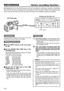 Page 38E-38
RECORDING– Series recording function –
By linking this unit to other DV devices, this unit can perform continuous, long-hour recording.
This unit can be set as a backup unit connected to a DV camcorder. When the recording tape
of the source unit ends, this unit can start recording. This enables long-hour recording.
EJECT
MENU
REWSET
FF PLAY
STOP
REC INH.PA L
AUDIONTSCDV C AMPAUSE
POWER
RECA.DUB
CH1 / 3
2 / 4LINEDVS-VIDEOOFF9PINWIRELESS
INPUTREMOTEMICAG-DV2500
INPUT switch
Backup unit: the main unit...