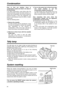 Page 84Tally lamp
The tally lamp can be made to light up during shooting by
selecting “ON” as the REC LAMP item (P79)setting on the
OTHER FUNCTIONS screen.
When the camera-recorder is in any of the following
statuses, the tally lamp blinks.
OWhen the remaining charge of the battery is low
OWhen there is not much tape left
OWhen trouble has occurred in the tape transport system
OWhen an operation initiated by the remote control unit
has been received
OWhen the camera-recorder’s mode is being switched to...