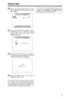 Page 3535
Scene files
10The screen shown below appears.  Press
“;” of the OPERATION lever, and move
“1” to YES.
H– ––
––
––
– Y
YE
ES
S
INITIAL
H––––
PUSH MENU TO RETURN
S
SA
AV
VE
E
FILE F1:222222
11The screen shown below appears.  Tilt the
OPERATION lever in the 4direction,
select YES, and press “;” of the
OPERATION lever.
SAVE ?
–––.
PUSH STILL
YES
N
NO
O
FILE F1:222222
12A beep sounds ten times in succession,
the following message appears, and the
scene file changes are completed.
SAVE
COMPLETED !
13Press...