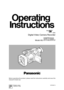 Page 1Before operating this product, please read the instructions carefully and save this
manual for future use.
Model AG- P
Digital Video Camera Recorder
ÒNTSC
VQT0A97-3 Printed in Japan
F0802W3112 @
P 