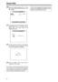 Page 3636
Scene files
10The screen shown below appears.  Press
“;” of the OPERATION lever, and move
“1” to YES.
H– ––
––
––
– Y
YE
ES
S
INITIAL
H––––
PUSH MENU TO RETURN
S
SA
AV
VE
E
FILE F1:222222
11The screen shown below appears.  Tilt the
OPERATION lever in the 4direction,
select YES, and press “;” of the
OPERATION lever.
SAVE ?
–––.
PUSH STILL
YES
N
NO
O
FILE F1:222222
12A beep sounds ten times in succession,
the following message appears, and the
scene file changes are completed.
SAVE
COMPLETED !
13Press...