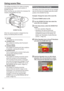 Page 50
50
Using scene files
The settings according to the variety of shooting 
circumstances are stored in each position of 
SCENE FILE dial.
When shooting, you can retrieve the necessary file 
instantly using SCENE FILE dial.
SCENE FILE dial
When the camera-recorder is shipped from the 
factory, the following files are stored.
F1: SCENE
  File suitable for normal shooting.
F2: SCENE FLUO.
  File suitable for shooting under fluorescent 
lights, ie. indoors.
F3: SCENE SPARK
   File suitable for shooting with...