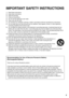 Page 5
5

IMPORTANT SAFETY INSTRUCTIONS
1) Read these instructions.2) Keep these instructions.3) Heed all warnings.4) Follow all instructions.5) Do not use this apparatus near water.6) Clean only with dry cloth.7) Do not block any ventilation openings. Install in accordance with the ma\
nufacturer’s instructions.8) Do not install near any heat sources such as radiators, heat registers, \
stoves, or other apparatus (including amplifiers) that produce heat.9) Do not defeat the safety purpose of the polarized or...