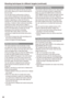 Page 44

-slot continuous recording
If you insert two P2 cards into the two card slots, this function allows you to record continuously on the two cards.You can also record continuously on three or more cards by replacing one card while data is being recorded on the other. (Hot swap recording) However, depending on when the P2 card is inserted into an empty slot (immediately after pre-recording, or before or after continuous recording spanning two slots), there may be a delay in recognizing the...