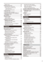 Page 7
7

Synchro scan ...................................................  50Switching Audio Input ....................................... 1Using the built-in microphone  ..........................  51Using another microphone and  audio equipment ..........................................  51Adjusting the recording level  ........................... 52Using scene files  ............................................... Changing scene file settings  ........................... 53Saving scene files...