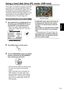 Page 111111
Editing
Using a hard disk drive (PC mode: USB host)
In	this	mode,	it	is	possible	to	connect	to	a	hard	disk	
drive	(HDD),	store	card	data	(EXPORT):	Refer	to	
“Writing	data	on	a	hard	 disk	drive”	 (Page	 115),	view	
thumbnails	of	stored	clips	(EXPLORE):	Refer	to	
“Viewing 	hard 	disk 	drive 	information” 	(Page 	112), 	and	
write	data	back	to	P2	cards	(IMPORT):	Refer	to	
“Writing	data	back	to	P2	cards”	(Page	116).
Switching to the USB HOST mode
1  Select USB HOST in PC MODE SELECT on 
the setting menu...