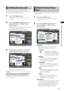 Page 115
11
ChapterManipulatingClipswith Thumbnails

Formatting SD memory cards
SD memory cards can also be formatted from the 
thumbnail screen. With an SD memory card inserted into 
the unit, perform the following operation:
1Pressthe THUMBNAILbutton.
•  The thumbnail screen appears on the LCD 
monitor.
2 Pressthe THUMBNAILMENUbuttonand
selectOPERATIONFORMATfromthe
thumbnailmenu. ...