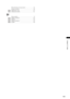 Page 159
1
Chapter10Index

 White Shading Compensation ...........................91
  wireless receiver ................................................95
MENU  WIRELESS TYPE ..............................................131
MENU  WIRELESS WARN ............................................131
Z
  Zebra pattern .....................................................74
MENU  ZEBRA1 DETECT ............................................133
MENU  ZEBRA2...