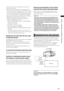 Page 63

ChapterAdjustmentsandSettingsforRecording

•  Now the built-in time code generator is locked to the 
reference time code.
•  When locked to an external time code generator, the 
time code is at all times locked to the external time code, 
which is displayed as a highlighted value on the counter 
indicator. Do not engage the recording mode during the 
few seconds it takes for the sync generator to stabilize. 
•  Once a slave relationship is established, the...