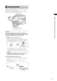 Page 75

ChapterAdjustmentsandSettingsforRecording

Focus assist function
Pressing the FOCUS ASSIST button magnifies the image at 
the center to facilitate focusing.
Set the menu option FOCUS BAR to ON in the DISPLAY 
SET UP screen to display the FOCUS BAR.
FOCUSASSISTbutton
 NOTE
This function magnifies only the image at the center of the 
LCD monitor and viewfinder. It is not superimposed on signals 
output via the VIDEO OUT and SDI OUT connectors....