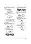 Page 135135VQT1F36
Others
ªInsertar/extraer una tarjeta SD
1) Ajuste el selector de modo en la posición 
OFF.
2) Abra la pantalla LCD y luego abra la tapa 
de la ranura de la tarjeta.
3) Inserte/extraiga la tarjeta SD de la ranura 
de la tarjeta.
≥Para insertar una tarjeta SD, colóquela con 
el lado de la etiqueta A hacia arriba e 
insértela derecho hacia dentro, hasta que 
tope.
4) Cierre la tapa de la ranura de la tarjeta de 
forma segura.
ªGrabación de películas
1) Gire el selector de modo para seleccionar...