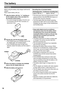 Page 16
16
The battery
Before using the battery, fully charge it with the AC 
adapter.
Keep a spare battery with you.
1  Align the battery with the “  ” marking on 
the AC adapter, place it flat, and slide it in 
the direction shown below.
•  You cannot charge the battery if the DC cord  is connected to the DC OUT connector, so 
disconnect it first.
2  Plug the AC cord into the power outlet.•  The POWER lamp and CHARGE lamp on the  AC adapter light, and charging begins.
•  If the CHARGE lamp does not light when...