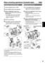 Page 29
Shooting
29
AUTO MANUAL2 3 
1 
CAMERA
MCR VCR
DUB
PC
ON
LCD side
Mode button Mode lamp Lock 
releaseREC CHECK 
button
Handle START/STOP 
button
Basic shooting operations (Cassette tape)
Preparing to shoot using a tape
1  Switch the MEDIA switch to “TAPE”.
2  Set the POWER switch to ON. (Page 20)
3  Slide the OPEN/EJECT switch in the 
direction shown by the arrow to open the 
cassette cover.
•  The cassette holder opens automatically.
•  The cassette holder will not open if the  camera is not supplied...
