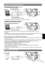 Page 77
Editing
77
1394
1394
USB 2.0
Computer (non-linear editing/file transfer)
Hard disk drive (data copying)
•  For details on the computer’s conditions and other factors, see page 82.
Hard disk drive ComputerUSB cable (optional)
•  For a Windows computer
1394 cable (optional)
•  For an Apple Macintosh computer
1394 cable (optional) 
Mini-B type4-pin type
 File transfer/nonlinear editing
 1394AVC transfer/nonlinear editing
1394
Computer (Windows/Apple Macintosh)
1394 cable (optional) 
4-pin type
4-pin type
•...