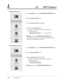 Page 1894-80DPT Features
L4.2DPT Features
Setting the password
1.Lift thehandset or press the SP-PHONE/MONITORbutton.
2.Dial the feature number(799).
3.Enter the password(000 through 999).
4.Enter the same passwordagain.
•You hear a confirmation tone and then a dial tone.
•The display shows:
— (xxx:password) 
5.Hang upor press the SP-PHONE/MONITORbutton.
(To change your password,you must follow the instructions
below for “Cancelling the password”)
Cancelling the password
1.Lift the handset or press the...