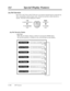 Page 2754.4Special Display Features
4-166DPT Features
Jog Dial Operation
KX-T7431,KX-T7433 or KX-T7436 users can search for desired items by using the Jog
Dial corresponding with the display menu.  Rotate the Jog Dial in either direction as
desired.  The items will be displayed as follows.
Jog Dial Operation Display
– KX-T7431
While idle,the display changes as follows by pressing the MODE button.
The Jog Dial operation is available for the second through seventh displays.
Initial DisplayMODE
Seventh Display...