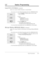 Page 65Station Programming2-21
2.2Station Programming
1
2
3
AUTO DIAL
STORE
3
Message Waiting
Loop-CO (L-CO) Button (Assignment)
Allows you to assign a Flexible (CO) button as a Loop-CO button.
—Be sure that you are in the Station Programming mode:Press [PROGRAM] [9] [9].
1.Press the Flexible(CO) button which you wish to assign
as the L-CO button.
2.Dial .
•The display shows:
3.Press the STOREbutton.
•The STORE indicator light turns on.
•The display shows the initial programming mode.
—To exit from Station...