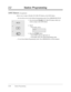 Page 702-26Station Programming
2.2Station Programming
SAVE Button (Assignment)
Allows you to assign a Flexible (CO,DSS,PF) button as the SAVE button.
—Be sure that you are in the Station Programming mode:Press [PROGRAM] [9] [9].
1.Press the desired Flexible(CO,DSS,PF) button which you
wish to assign as the SAVE button.
2.Dial 5.
•The display shows:
3.Press the STOREbutton.
•The STORE indicator light turns on.
•The display shows the initial programming mode.
—To exit from Station Programming mode:Press [PROGRAM]...