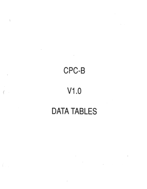 Page 321CPC-B 
WI .o 
DATA TABLES  